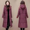 Down Jacket for Women New Autumn and Winter Thick Mid-length Over-the-knee Coat for Women