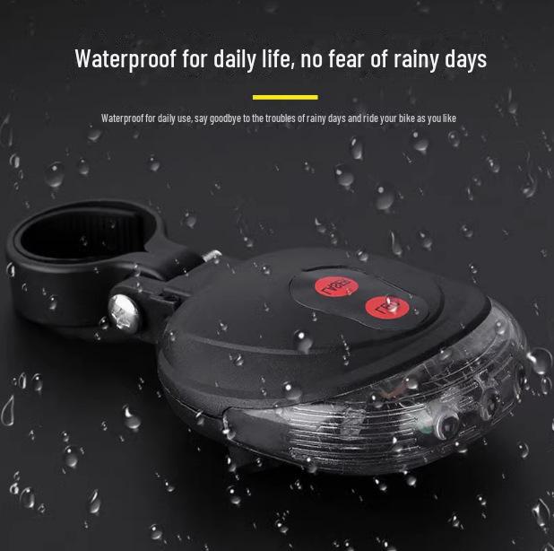 Светодиодный лазерный задний фонарь для горных велосипедов — аксессуар для безопасности при ночной езде