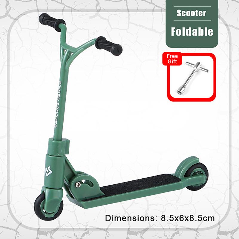 Детский Креативный Пальчиковый Самокат Кикборд Пальчиковый BMX Складной Т-образный Пальчиковый Самокат С Тормозом Обучающие Игрушки