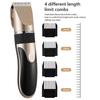 Professional Hair Clipper Rechargeable Men's Barber Beard Trimmer Low Noise Adult Kid Haircut Hair Cutting Machine