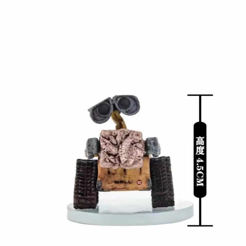 Мультяшный Аниме Wall.E Серия "Движущийся Камень" Настольное Украшение Мини-Фигурка В Упаковке Аниме-Аксессуары Подходит Для Подарка