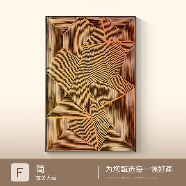 Абстрактные геометрические линии, холст, живопись, современный минималистский домашний декор, постеры, принты, настенные художественные картинки для гостиной, отеля