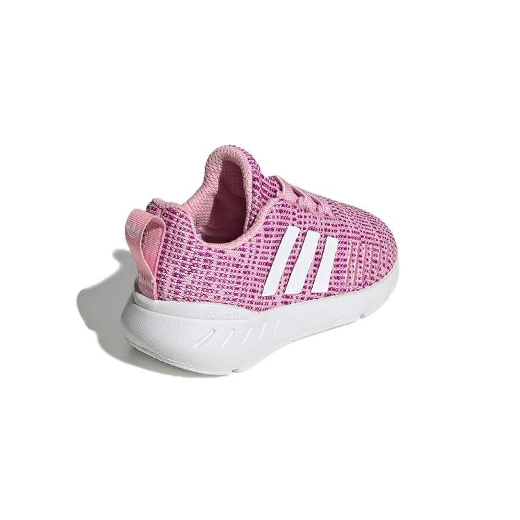adidas Оригинальные кроссовки Adidas Swift Run 22 Низкие для малышей Фиолетово-розовые для младенцев и малышей GW8185