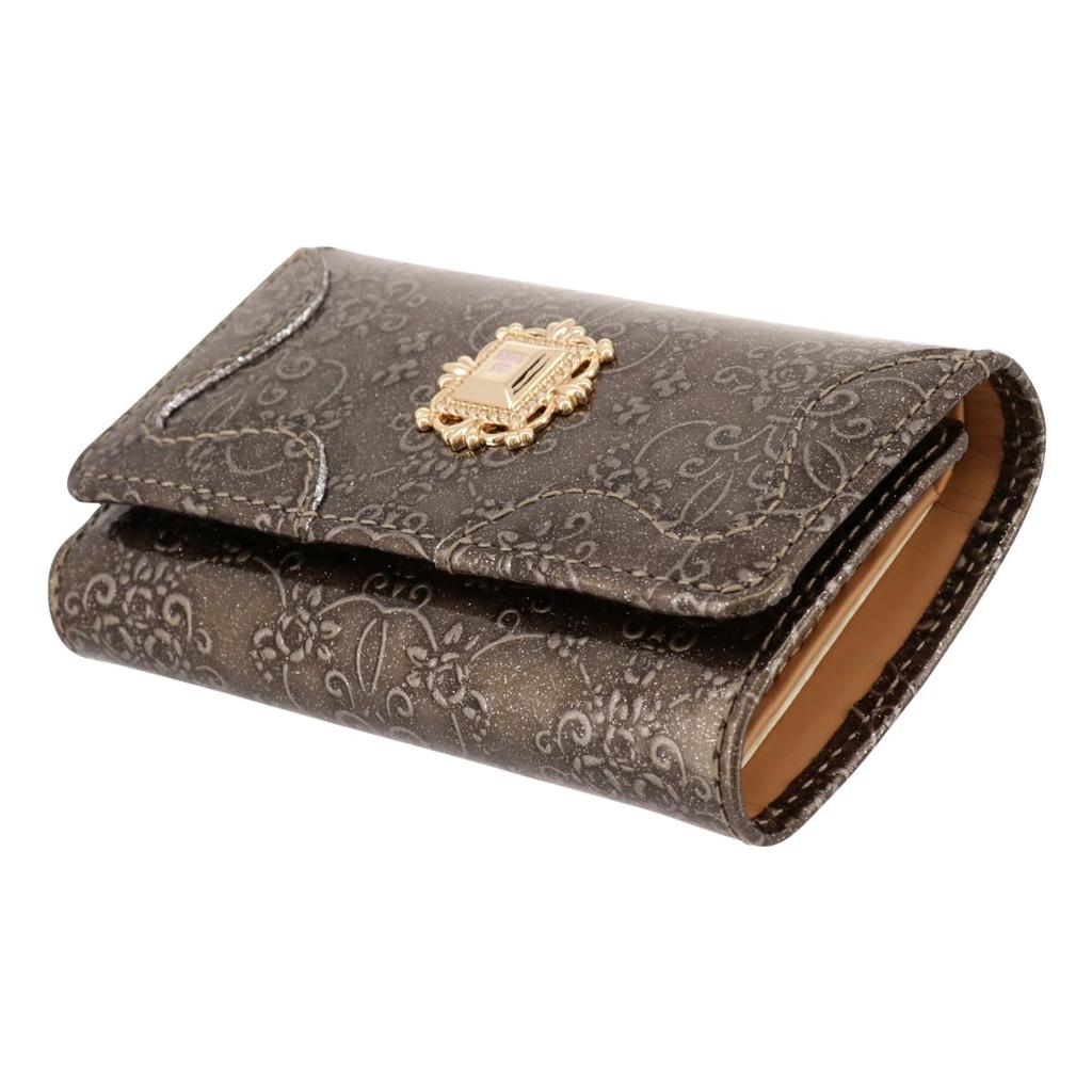 Ключница Мультикартхолдер Вместительная 316906 Кошелек Мини-кошелек Натуральная кожа Тиснение Тиснение Темно-синий [ANNA SUI] [84]