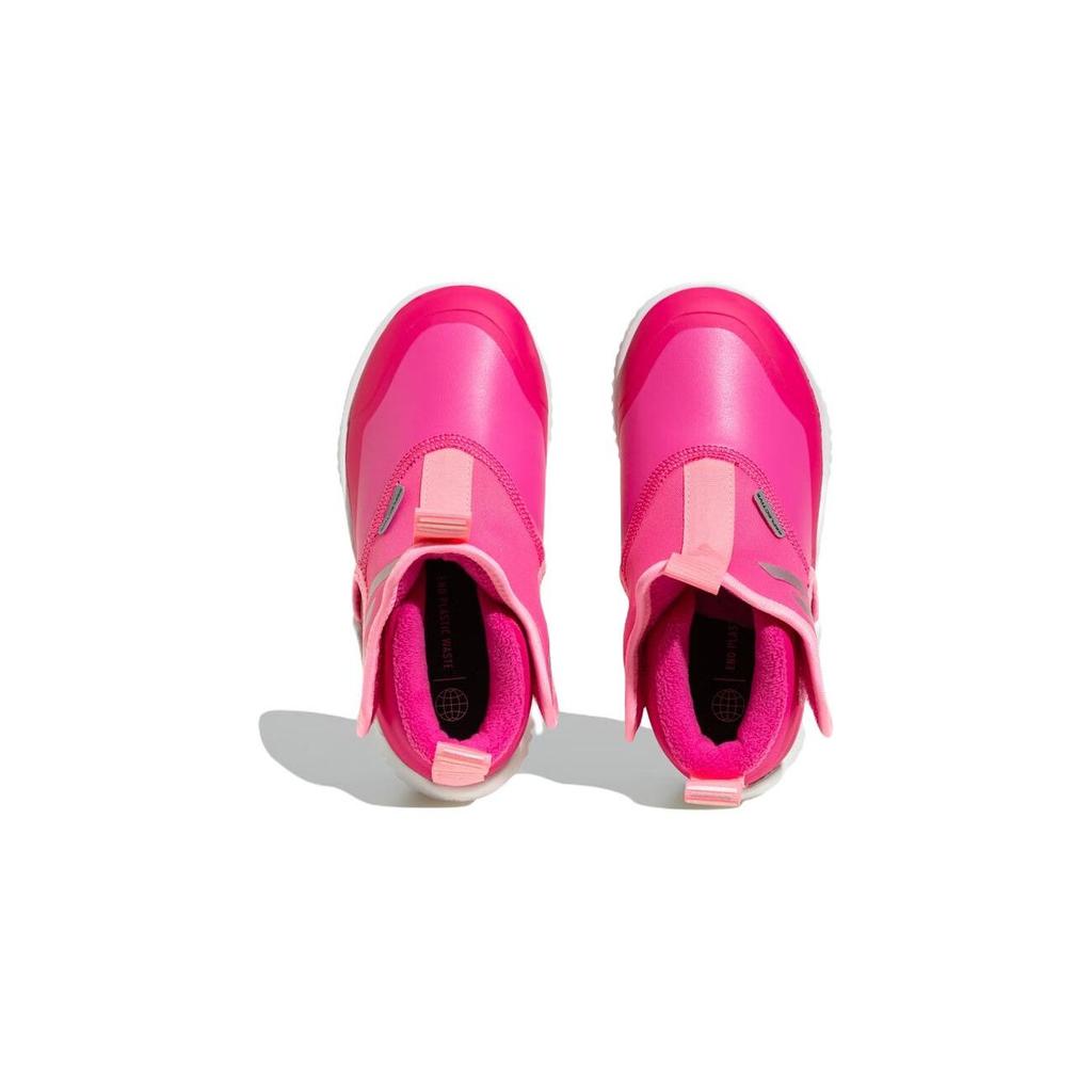 Adidas Rapidazen Slip-On Comfortable Versatile Mid-Top Kids Casual Shoes Kids Casual Shoes Pink GX7129