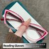 Personalized Retro Color Matching Cat Eye Reading Glasses Versatile Elegant Blue Light Blocking Eyeglasses +1.0 To +4.0