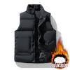 Autumn and Winter Stand-up Collar New Cotton-padded Vest Men's Warm Vest Jacket Couple Vest Thickened Trendy Vest