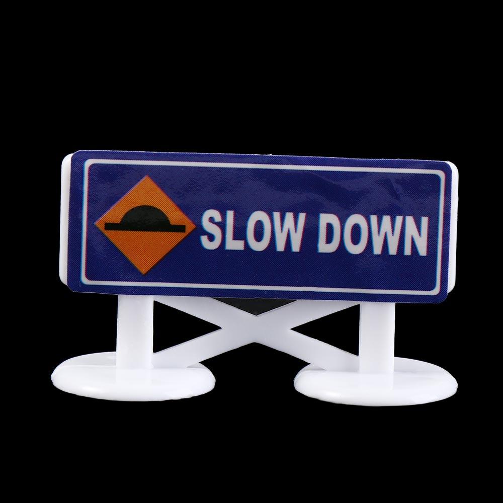 Parking Lot Traffic Sign Models Roadmap Street Sign Cones Creative Traffic Barrier Signs Kids Toy