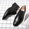 Fashion Business Fashion Dress Shoes Men Shoes Black Brown Lace Up Business Office Block Shoes Luxury Social Shoes Size 38-48 Men Shoes
