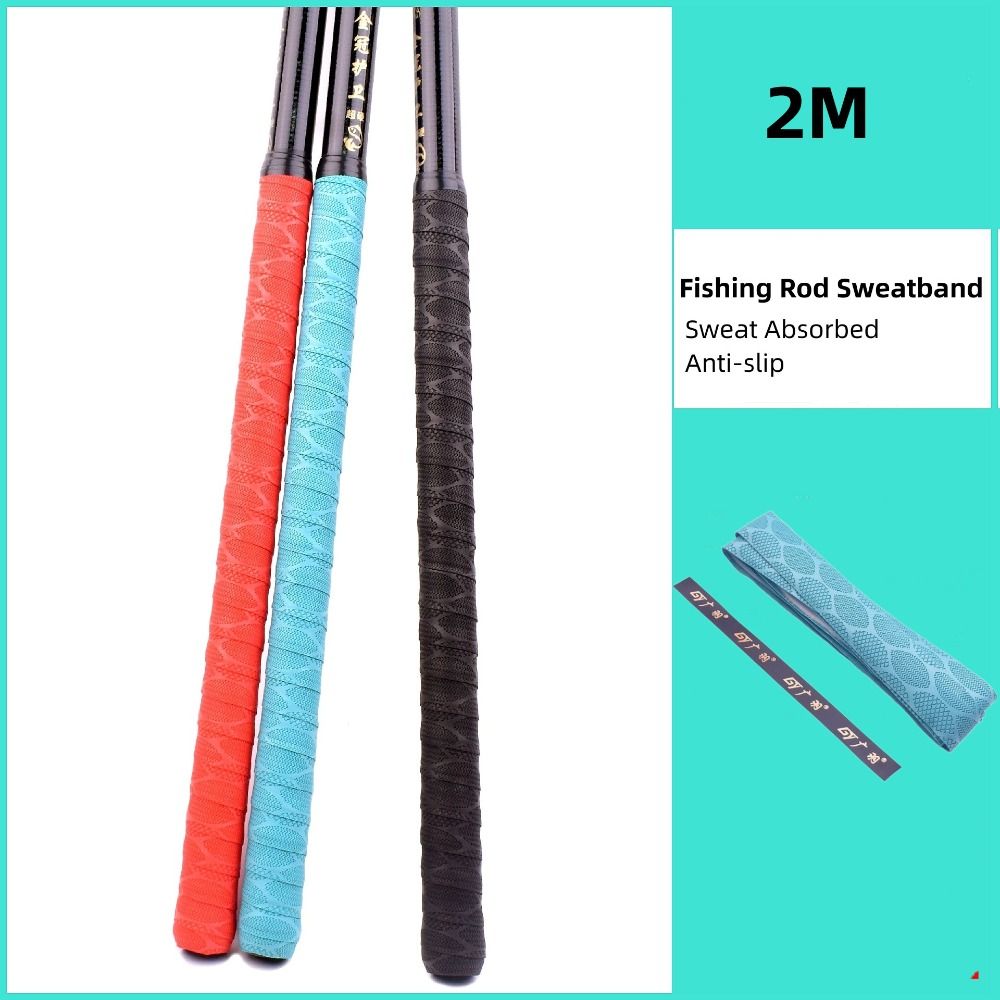 Sweat Absorbed Fishing Rod Sweatband 2M Racket Grips Sweat Band New Over Grip Tape Racket