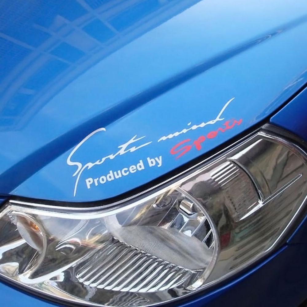 Спортивная наклейка на гоночный автомобиль, капот, боковое окно, светоотражающая виниловая отделка, графическая наклейка, автомобильные аксессуары, внешняя часть, универсальная