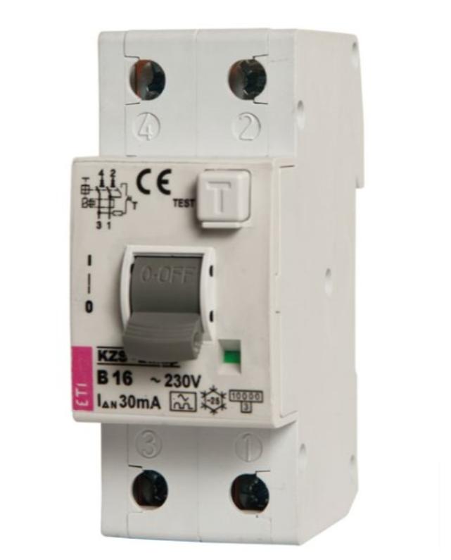 Wyłącznik Różnicowo-Nadprądowy 2P 16A B 0,03A Typ A Kzs-2M 002173204