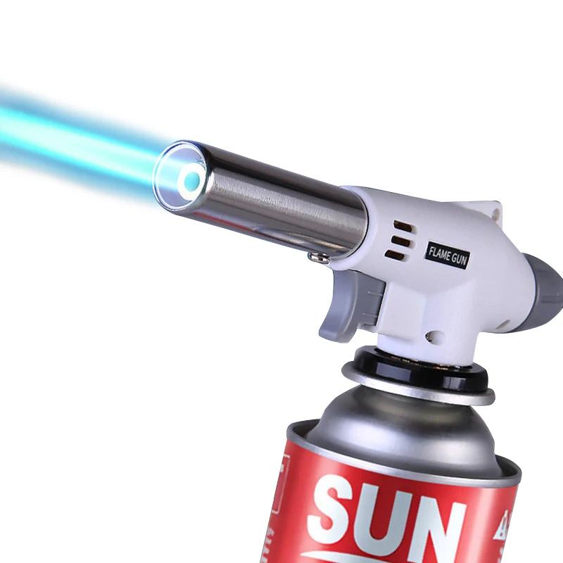 Портативная сварочная горелка, газовый пистолет, бутановая газовая горелка, кемпинг, барбекю, зажигалка, сварочное оборудование, нагревательный элемент, зажигалка, огнемет