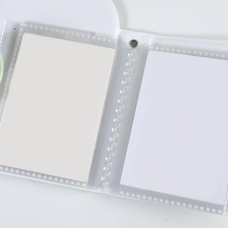 Cute Photo Album 3 Inch Photo Card Holder Idol Card Binder Collection Book 32 Pocket Book Album Photocard Storage Case