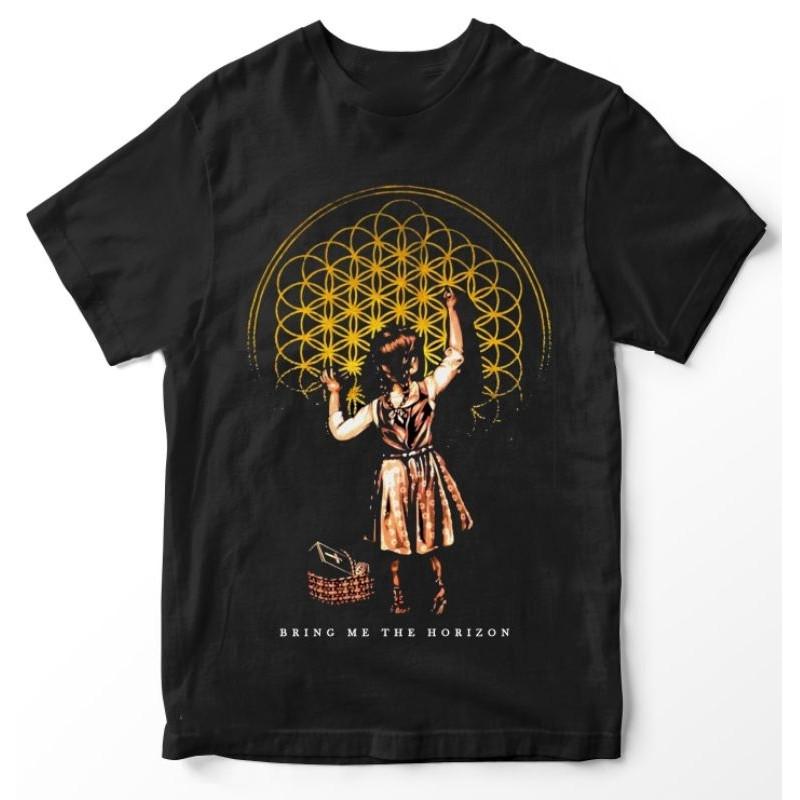 Bring Me The Horizon Для фанатов Плотный хлопок Черный Все размеры Футболка C200 Унисекс Футболка