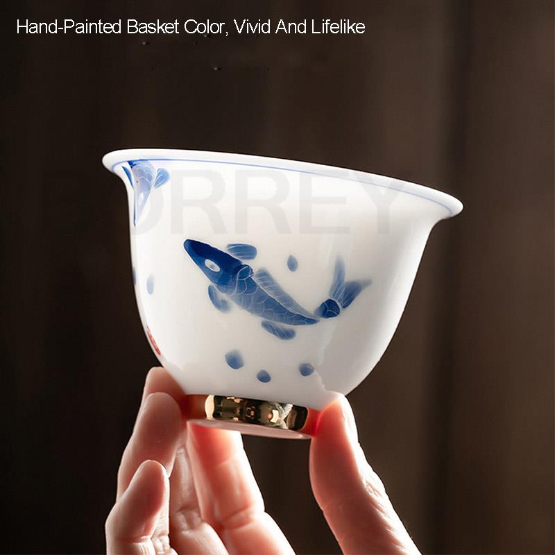 BORREY Китай Керамический Гайвань Чайник Набор Чашек Белые Фарфоровые Супницы Гайвань Путешествия Кунг-Фу Чайный Сервиз Костяной Фарфор Чайная Чаша Пуэр Чайник