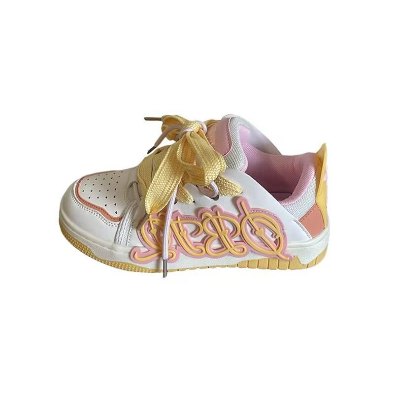 Повседневные белые туфли на платформе, женские летние новые универсальные туфли с круглым носком, туфли на шнуровке