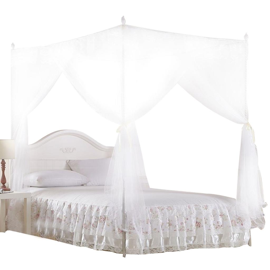 Роскошная принцесса, три боковых отверстия, занавеска для кровати, сетка-балдахин, москитная сетка, постельное белье