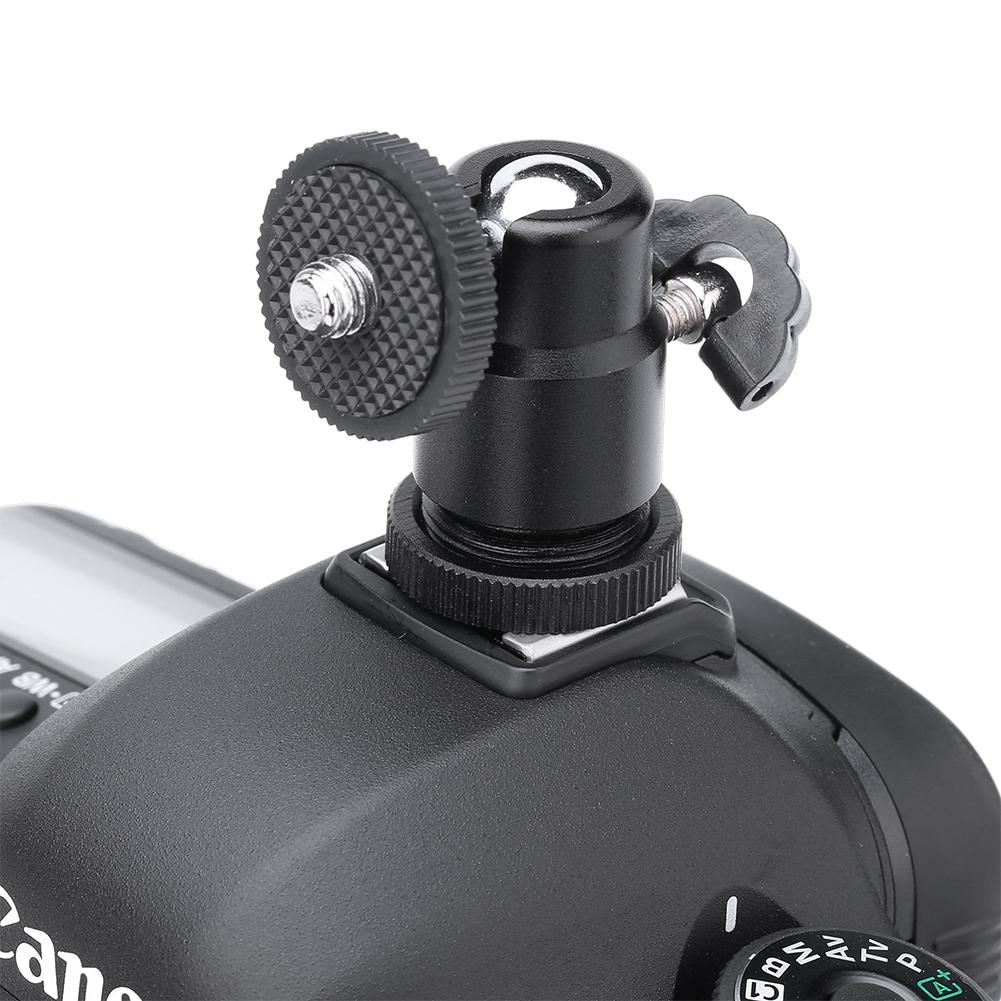 Back 1 4 inch Screw Camera Tripod Mini Ballhead Hot Shoe Adapter Accessory For Digital Camera