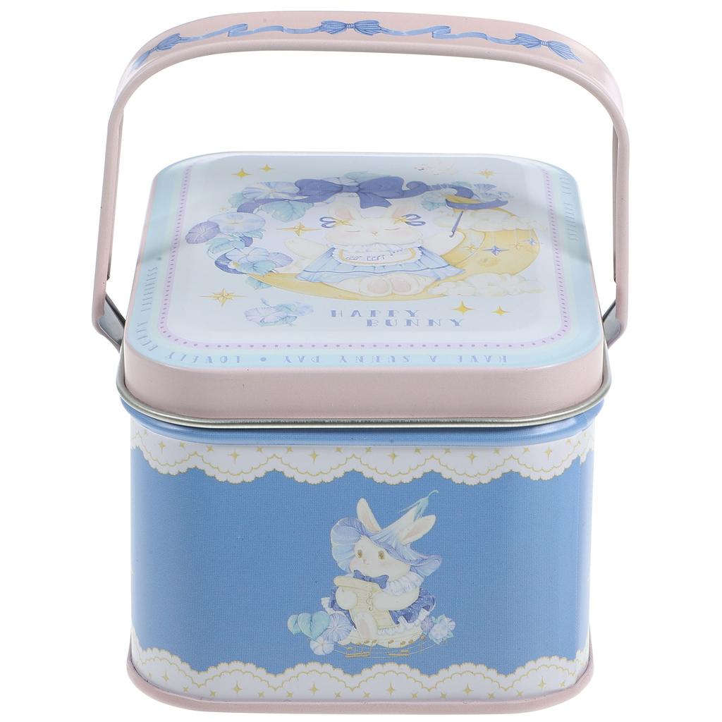 Jar Portable Tin Box Storage Boxes Festival Biscuit Containers Round Candy Tins
