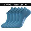 5Pairs Men Socks Organic Cotton Summer Mesh Ankle Breathable Sports Sock Athletic Thin Short Sokken Plus Size EU38-48