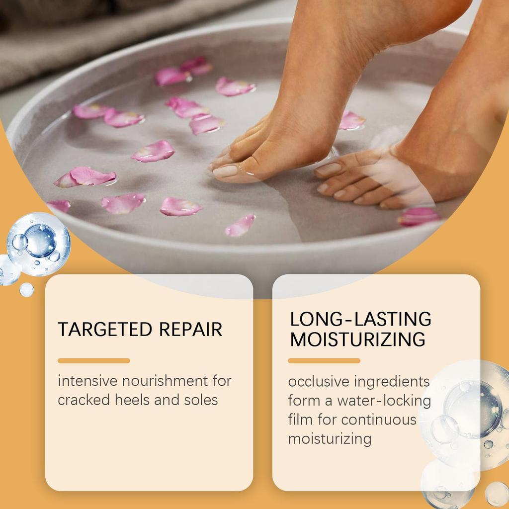 OceAura Антитрещинный крем для ног Ремонт трещин на пятках Крем с лошадиным жиром Гладкое удаление омертвевшей кожи Мозоли Анти-сухость Уход за кожей рук и ног 30 г