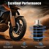 Universal Motorcycle Exhaust Pipe 2 Inch Carbon Fiber Muffler Muffler Silencer for Dirt Bike Scooter ATV