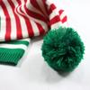 Merry Christmas Hat Santa Beanie Hat Green Red Christmas Knitted Hat Leisure   Christmas