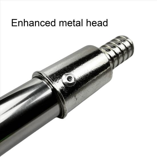 Щетка для пола с металлической щетиной, проволочная щетка из нержавеющей стали с длинной ручкой