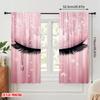 2 шт., 2D печать на плоскости Популярные шторы Блеск Гламур Глаза Прочный полиэстер (без удилища) Украшения для улицы для спальни гостиной