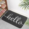 Front Doormats Entrance Mat Indoor Outdoor Water Absorption Floor Mats Non-Slip Back Rubber Welcome Doormat For Bathroom Kitchen