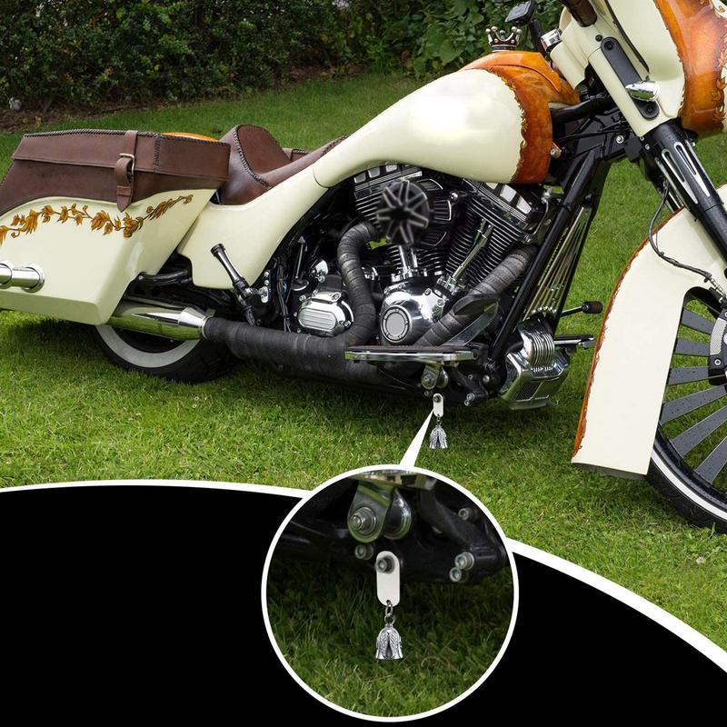 Motorcycle Bell Guardian Angel Good Luck Keychain And Driving Safety Pendant Accessory For Bikers Pet Pendant Jewelry Dropship