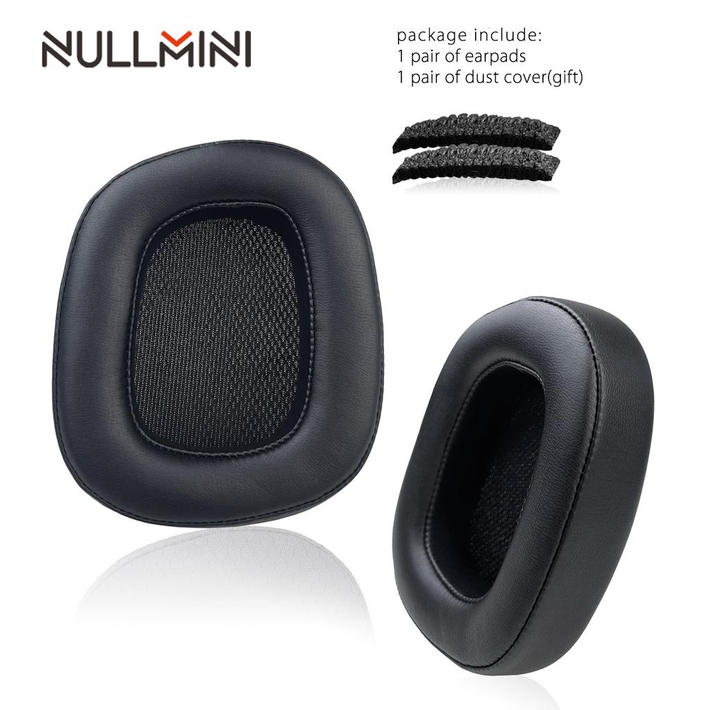NullMini Запасные амбушюры для наушников Logitech G633 G933 G533 G433 G733 Чехол для наушников Накладка на ухо Подушечка для наушников Гарнитура Оголовье