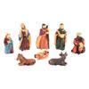 Nativity Scene Figures Resin Statue Holy Family Crafts Artwork Religious for TV Shelf Fireplaces Christmas Decoration