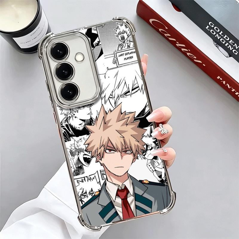 MHA Моя геройская академия Бакуго Кацуки Мягкий чехол для телефона для Samsung A17 A27 A07 A37 A57 A16 A56 A15 A55 A14 A54 A13 A53 A26 A36 A25 A35 A24