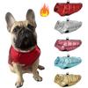 Одежда для домашних животных, блестящий жилет с золотым тиснением, горнолыжный костюм для собак, водонепроницаемая куртка, осенняя и зимняя одежда для собак