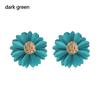 Women Sweet EarDrop Charm Jewelry Earrings Big Flower Ear Stud Temperament