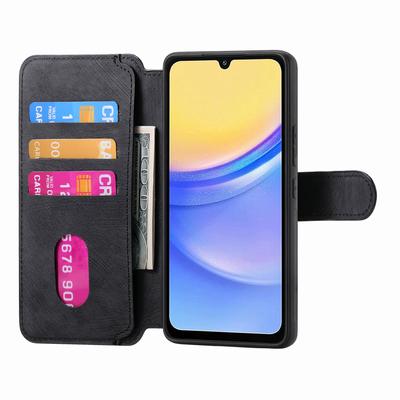 Для Samsung Galaxy A15 4G/5G Магнитный чехол CASENEO Съемная кожаная обложка-кошелек для телефона