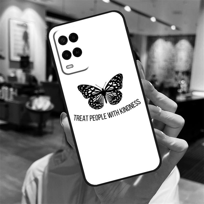 Относись к людям с добротой Чехол для Oppo A17 A77 A80 A40 A60 A98 A78 A18 A38 A58 A16 A76 A96 A74 A94 A54 A57S A15