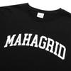 MAHAGRID Футболка с логотипом Varsity Черная(Mg2Cmmt501A)