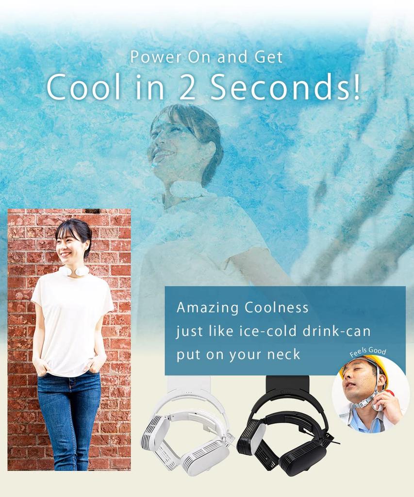 Охладитель для шеи THANKO Neck Cooler Evo с комплектной батареей, модель TK-NEMB3 (белый) [Специальная цена в честь превышения 1,1 миллиона проданных единиц