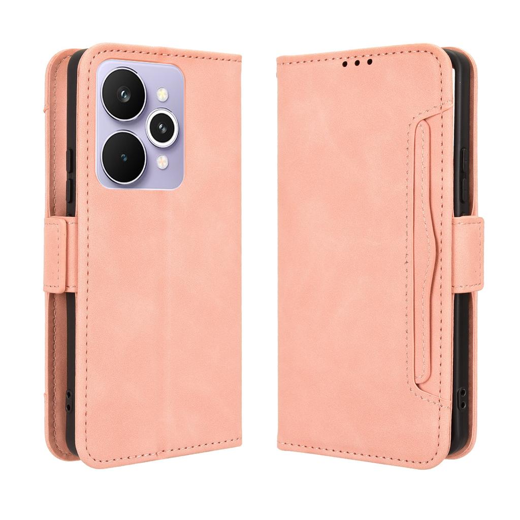 Для Realme 15 5G/Realme 15 Pro 5G Кожаный чехол Обложка-кошелек для телефона с несколькими отделениями для карт