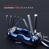 Portable Folding Hex Wrench Allen Set Metal Metric System Torx Hexagonal Spanner Screwdriver Hex Key High Quality Hand Tool