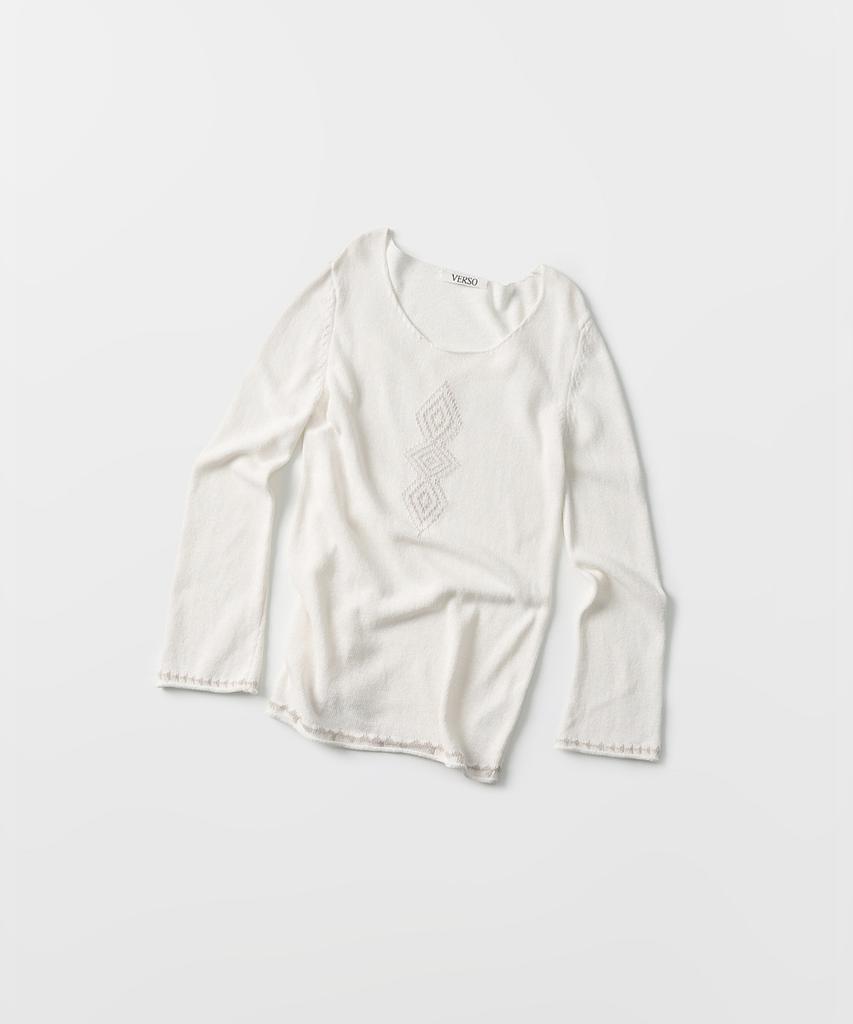 Beleuso Trinity Intarsia Knit Top