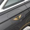 lkdxh8 For Skoda Fabia Rapid Superb Octavia A 5 A7 2 Scala Kodiaq Karop Car Styling 3D Metal Wings Trunk Side Window Body Sticker Decal