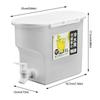 Plastic Drink Dispenser Fruit Teapot Refrigerator Cold Kettle New Drink Water Kettle