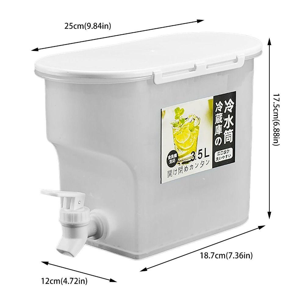 Plastic Drink Dispenser Fruit Teapot Refrigerator Cold Kettle New Drink Water Kettle