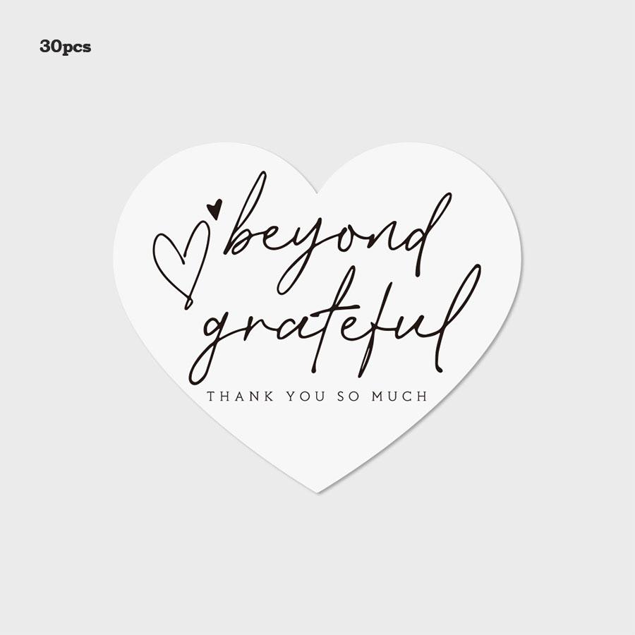 30pcs Heart Shape Greeting Tags Thank You Kraft Paper Card For Small Shop Gift DIY Decoration Card For Small Business