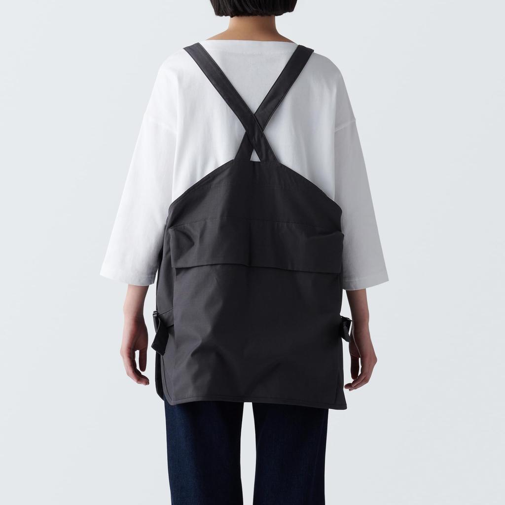 MUJI Outdoor Apron Made from Material Free 84294617 Flame-retardant - Size, Black,