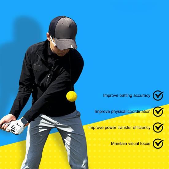 Golf Swing Trainer Ball Swing Posture Correction Golf Training Aid Arm Forearm Elbow Posture Teaching Practice Equipment for Men Women